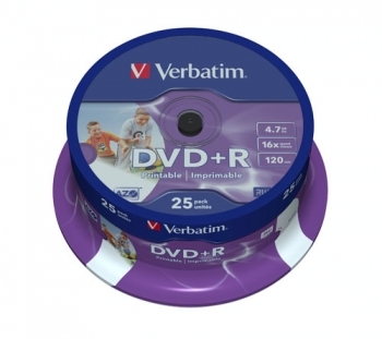 DVD+R BULK 25BUC/SET VERBATIM